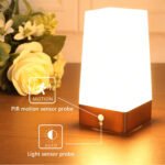 Retro Square LED Night Light Lamp Wireless Motion Sensor by 3AAA battery - Image 2