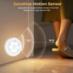 Battery Operated LED Motion Sensor Cabinet Light step light night light stick anywhere - Image 3