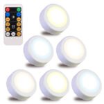 LED Puck Under Cabinet Light Remote by 3AAA battery