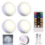 Rechargeable  LED Puck under cabinet Light  Remote