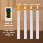 LED taper candles remote by 2AA battery - Image 5
