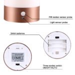 Retro Round LED Night Light Lamp  Wireless  Motion Sensor  by 3AAA battery - Image 3