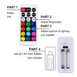 Set 3 Led Pillar Candles Remote by 3AAA battery - Image 5